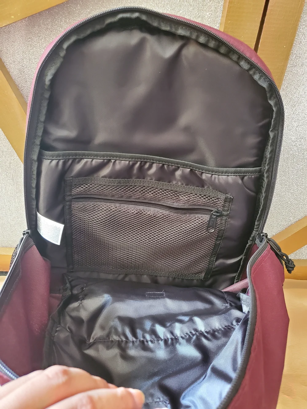 Vans Men's Burgundy Backpack - Classic Skate Pack